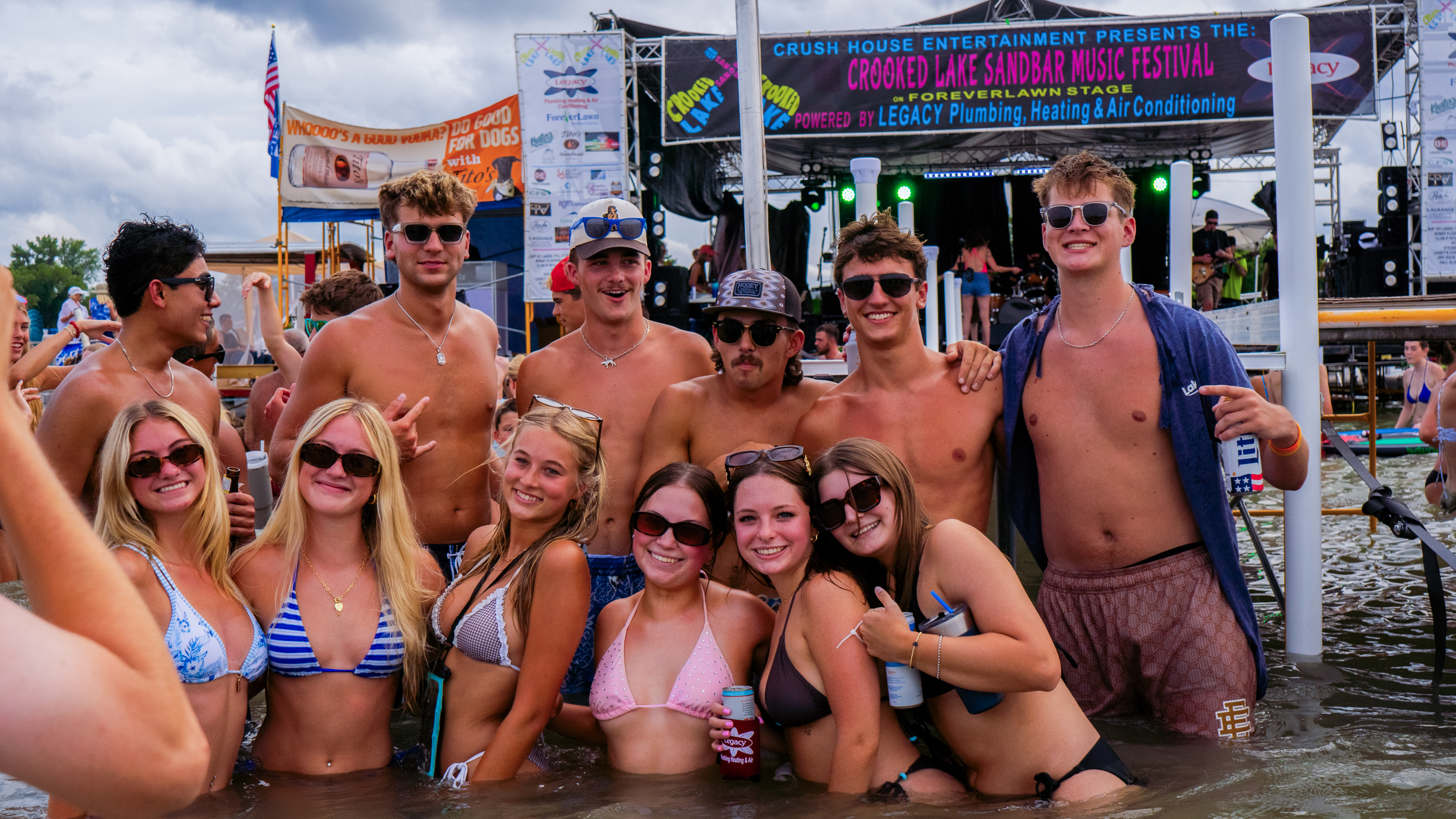 Live music on the lake